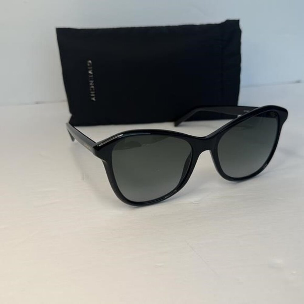 New Authentic GIVENCHY Black /Grey /Gold Acetate Frame Sunglasses -GV7198S - Picture 8 of 13